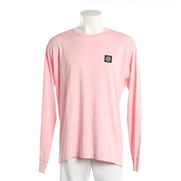 Longsleeve, in Hellrosa, Baumwolle, Stone Island
