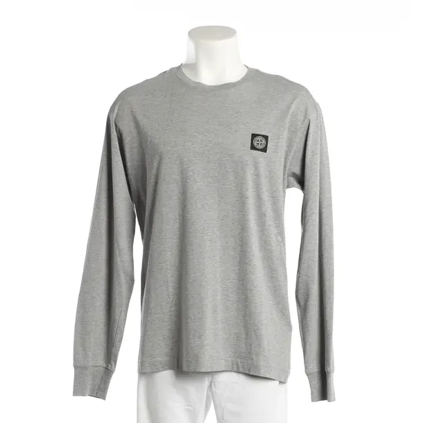 Long Sleeve Shirt, in Gray, Cotton, Stone Island