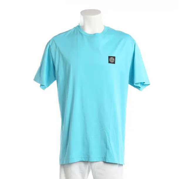 T-Shirt, in Blue, Cotton, Stone Island