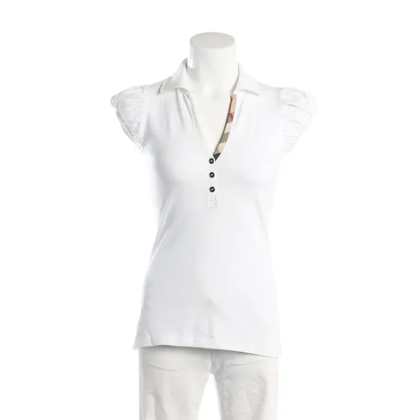 Polo, in Bianco, Cotone, Burberry Brit