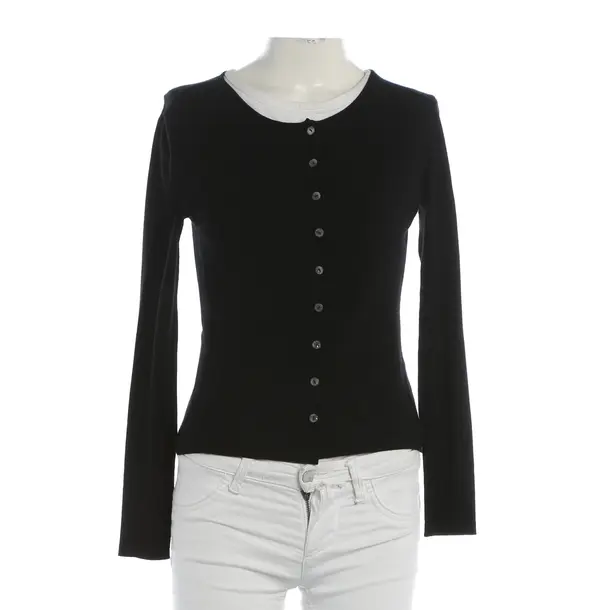 Cardigan, in Black, Cotton, Marc Cain