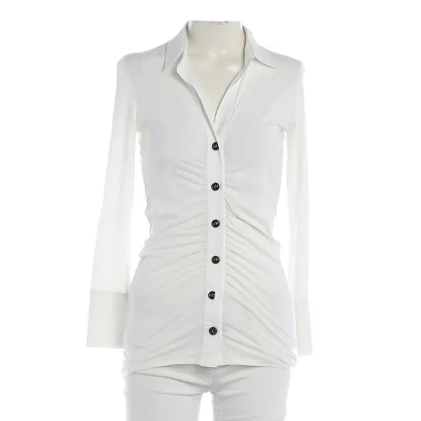 Blouse, in White, Cotton, Marc Cain