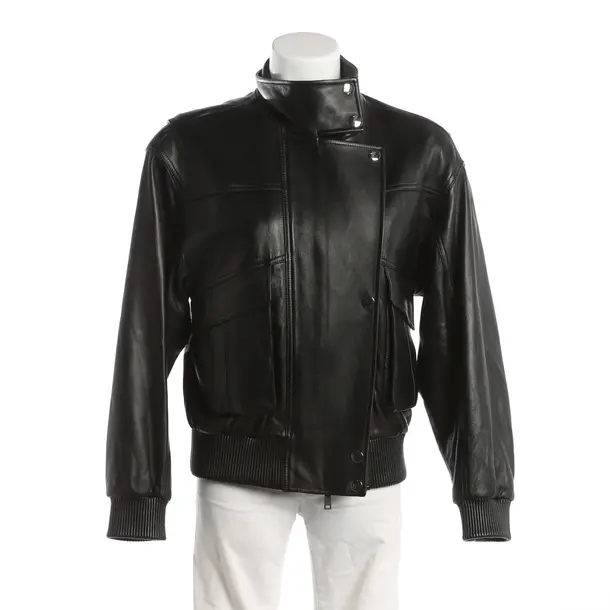 LeatherJacket, in Black, Leather, self-portrait