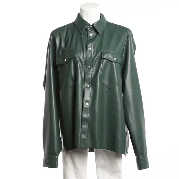 Übergangsjacke, in Dunkelgrün, Polyurethan, Nanushka