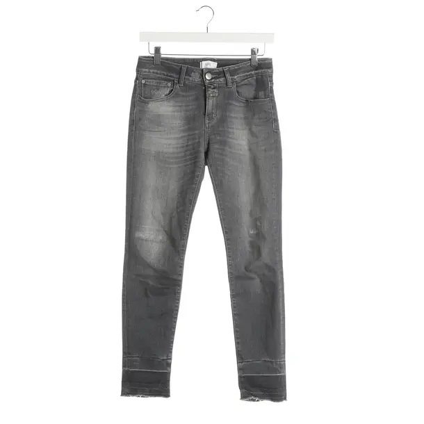 Skinny Jeans, in Gray, Cotton, Closed