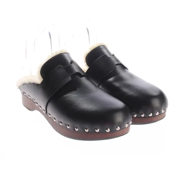 Mules, in Schwarz, Hermès