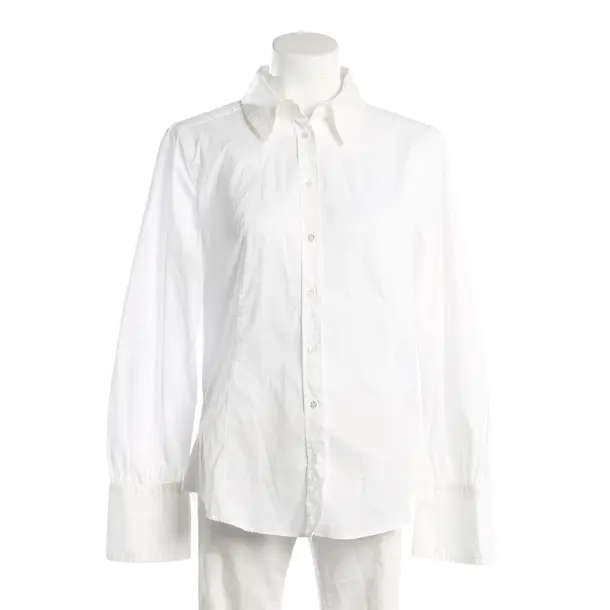 Blouse, in White, Cotton, Hugo Boss Black Label