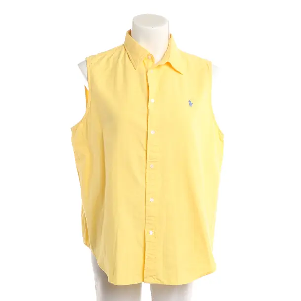 Blouse, in Yellow, Cotton, Polo Ralph Lauren