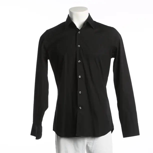 Shirt, in Black, Cotton, Prada