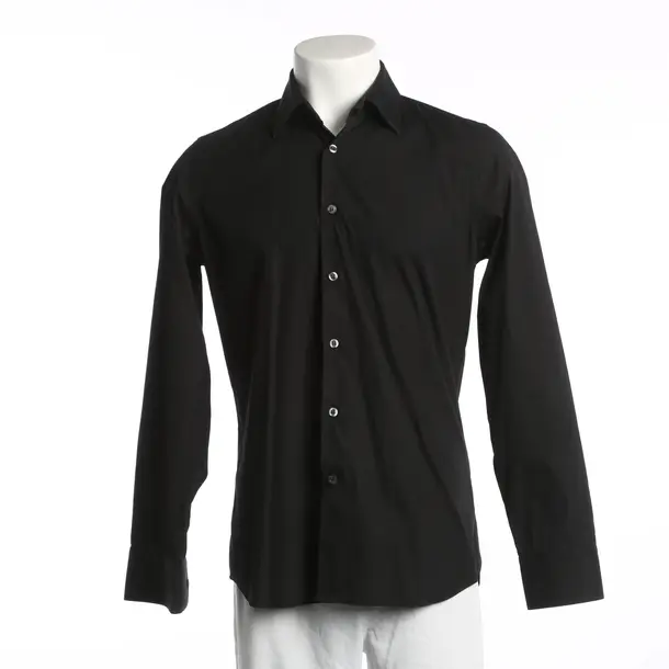 Shirt, in Black, Cotton, Prada