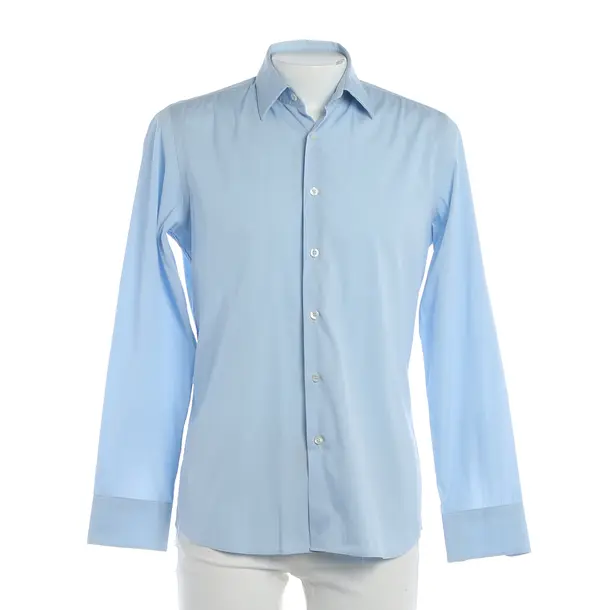 Hemd, in Hellblau, Baumwolle, Prada