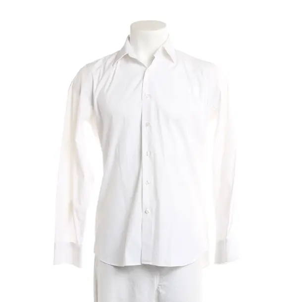 Shirt, in White, Cotton, Prada