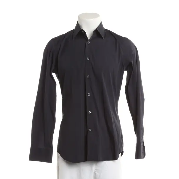 Shirt, in Navy, Cotton, Prada