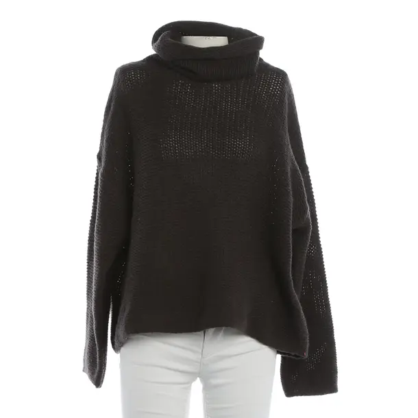 Pullover, in Dunkelbraun, Wolle, FFC