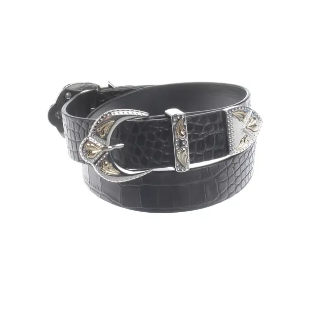 Gürtel, in Schwarz, Leder, Maje