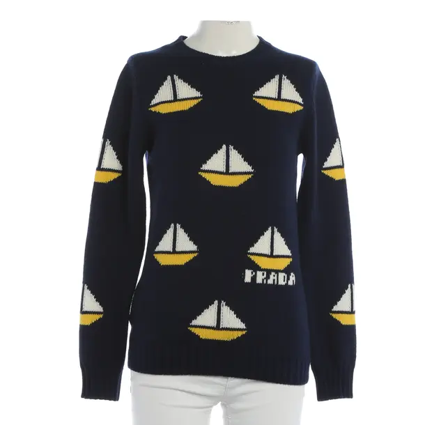Pullover, in Mehrfarbig, Wolle, Prada