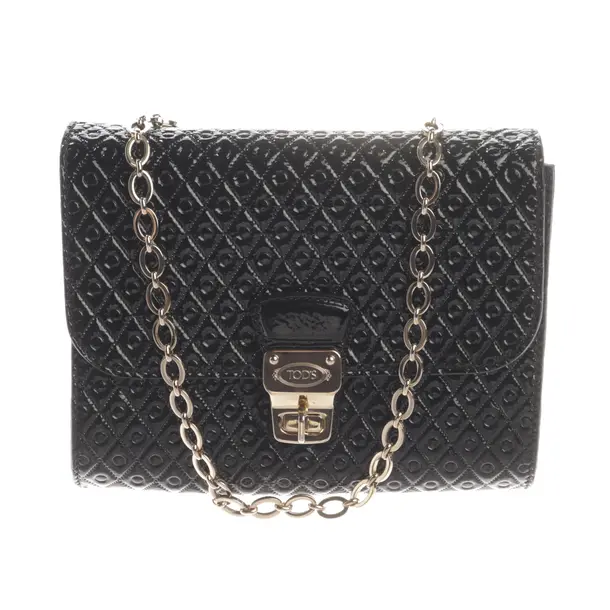 Schultertasche, in Schwarz, Leder, Tod´s