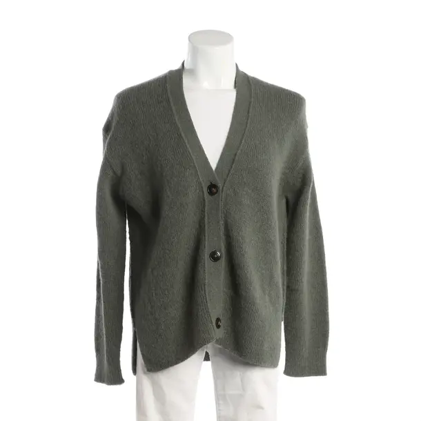 Cardigan, in Green, Polyimide, Closed