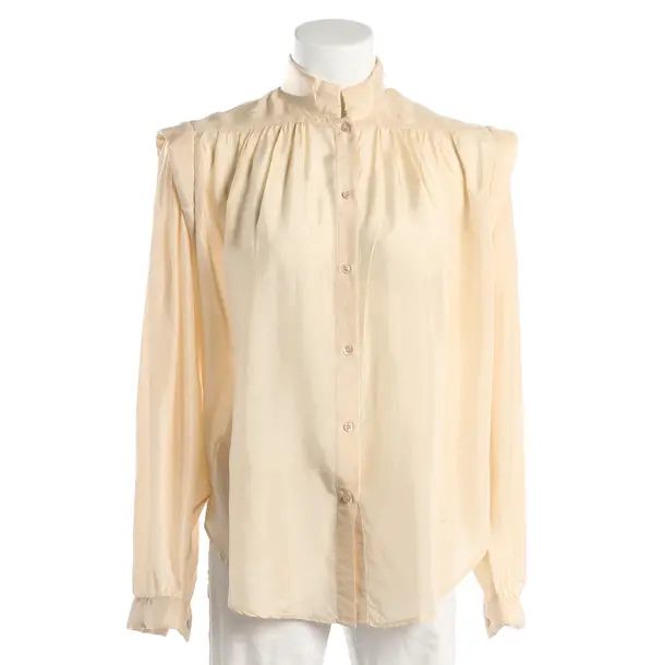 Blouse, in Light Brown, Silk, Mes Demoiselles