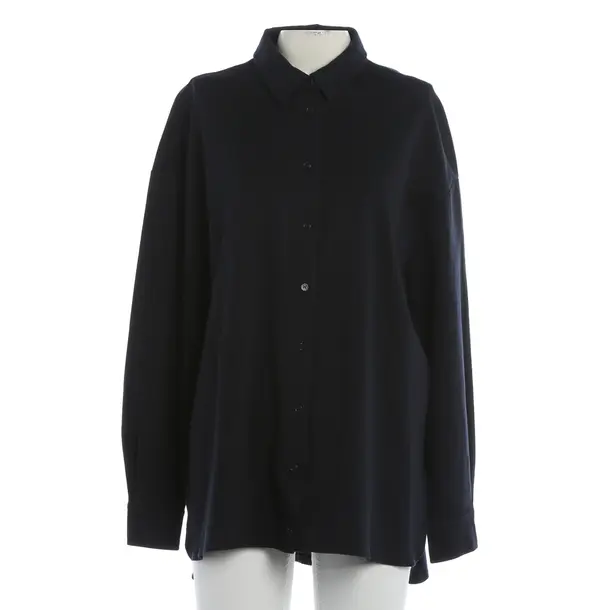 Blouse, in Navy, Cotton, Max Mara