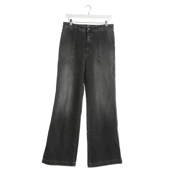 Jeans Flared, in Grau, Baumwolle, Closed
