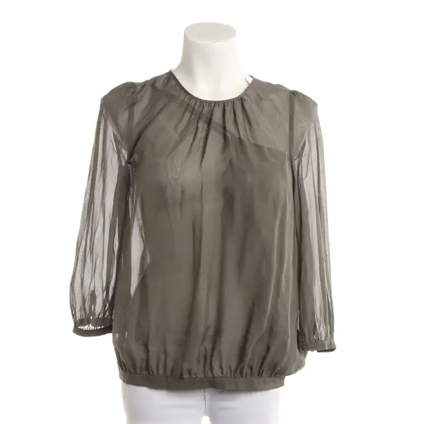 Blouse, in Dark Green, Viscose, Strenesse