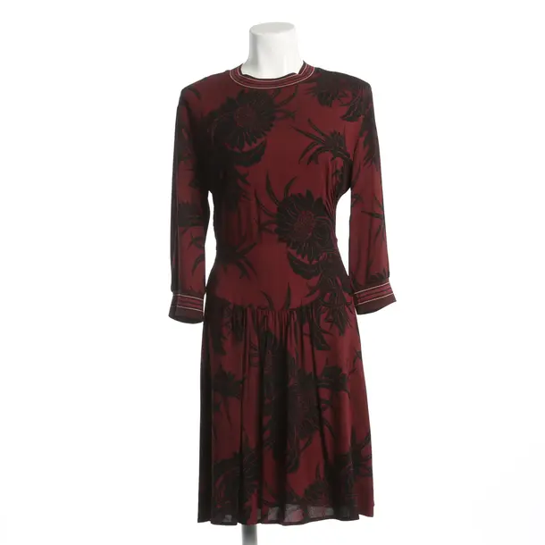Dress, in Bordeaux, Viscose, Prada
