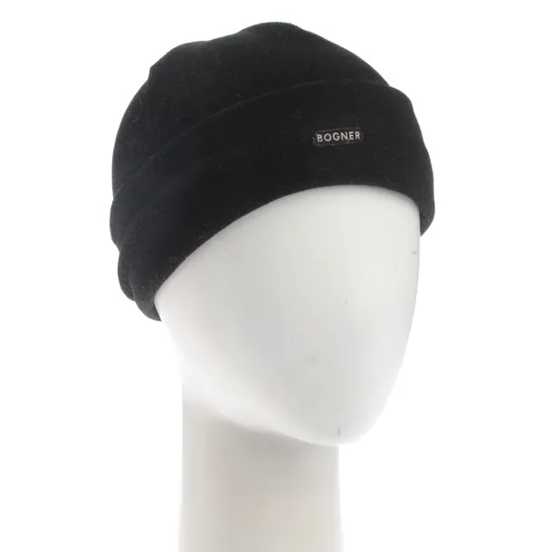 Beanie, in Black, Polyester, Bogner