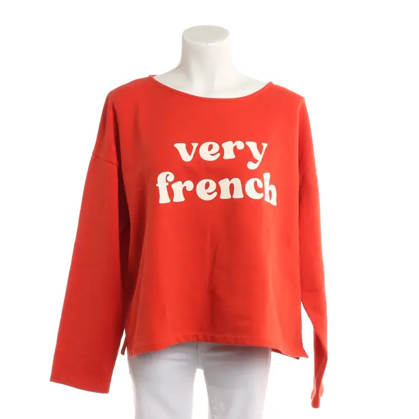 Sweatshirt, in Dunkelorange, Baumwolle, Juvia