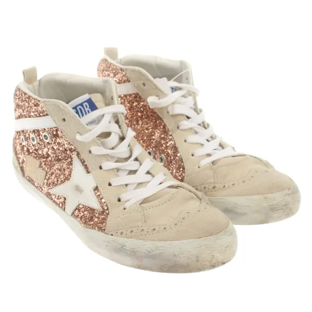 High-Top Sneaker, in Beige, Golden Goose