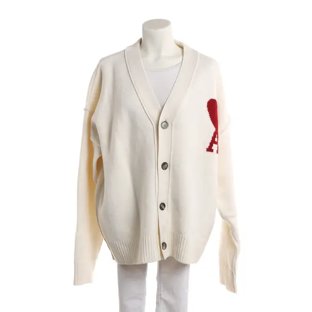 Strickjacke, in Weiß, Wolle, Ami Paris