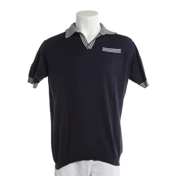 Polo Shirt, in Blue, Cotton, Doppiaa