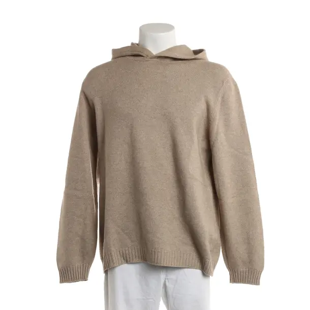 Jumper, in Light Brown, Wool, Brunello Cucinelli