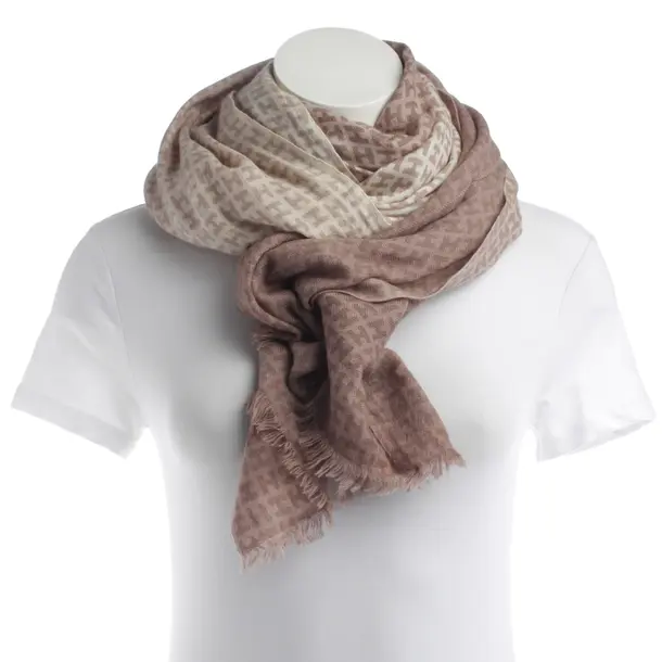 Scarf, in Brown, Cashmere, Hemisphere
