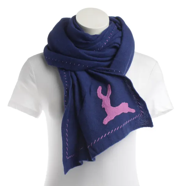 Schal, in Navy, Wolle, Habsburg
