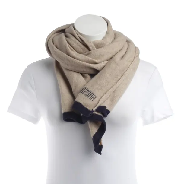 Scarf, in Light Brown, Wool, Habsburg