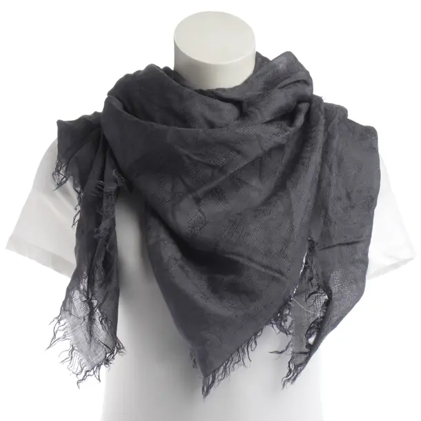 Scarf, in Gray, Cotton, Windsor
