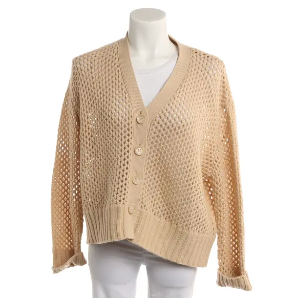 Cardigan, in Light Brown, Wool, Allude