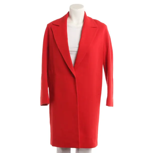 Mid-Season Coat, in Red, Cotton, Ba&sh