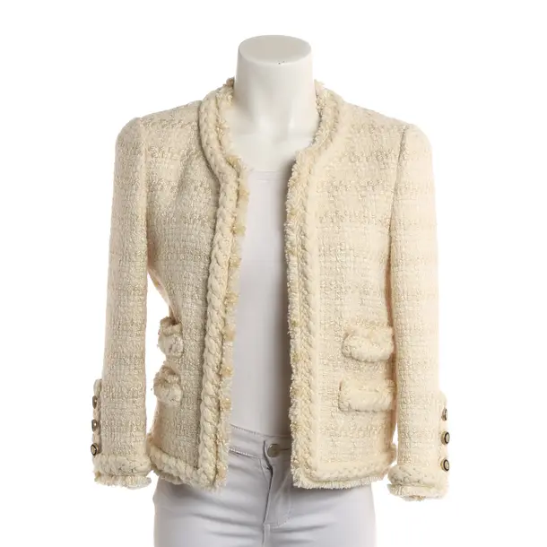 Mid-Season Jacket, in Beige, Wool, Saint Laurent