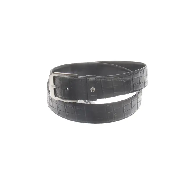 Belt, in Black, Leather, Aigner