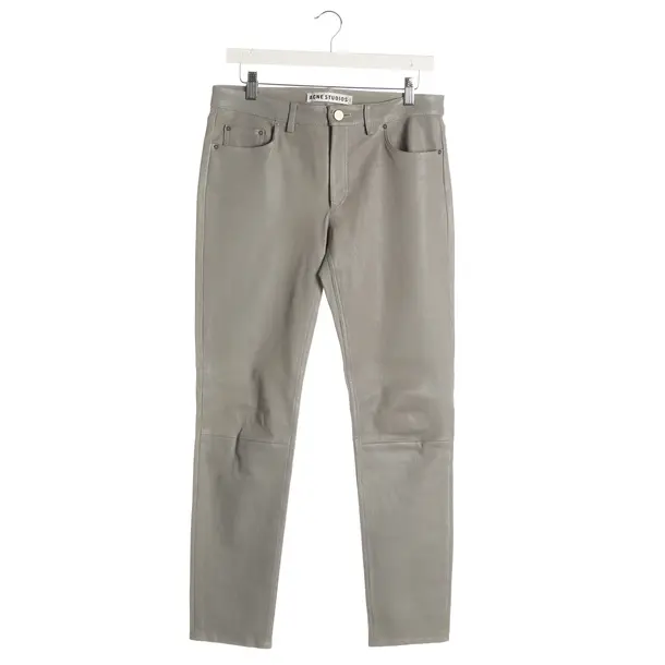 Pantaloni, in Grigio chiaro, Pelle, Studi Acne