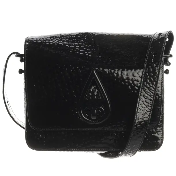 Schultertasche, in Schwarz, Leder, Kenzo