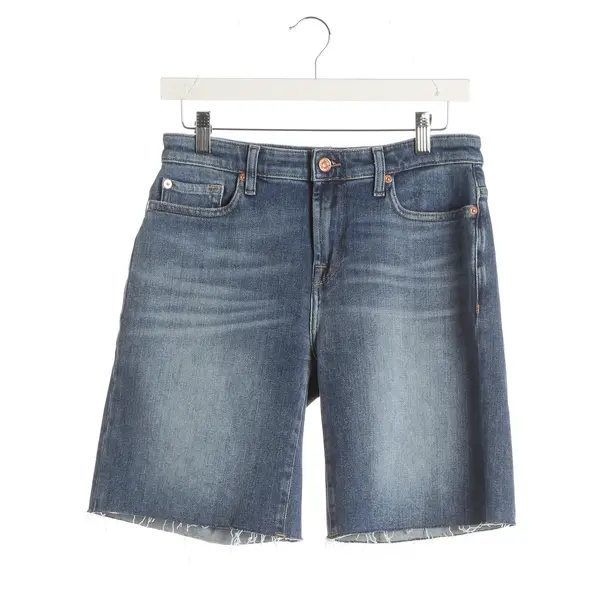 Shorts, in Blue, Cotton, 7 for all mankind