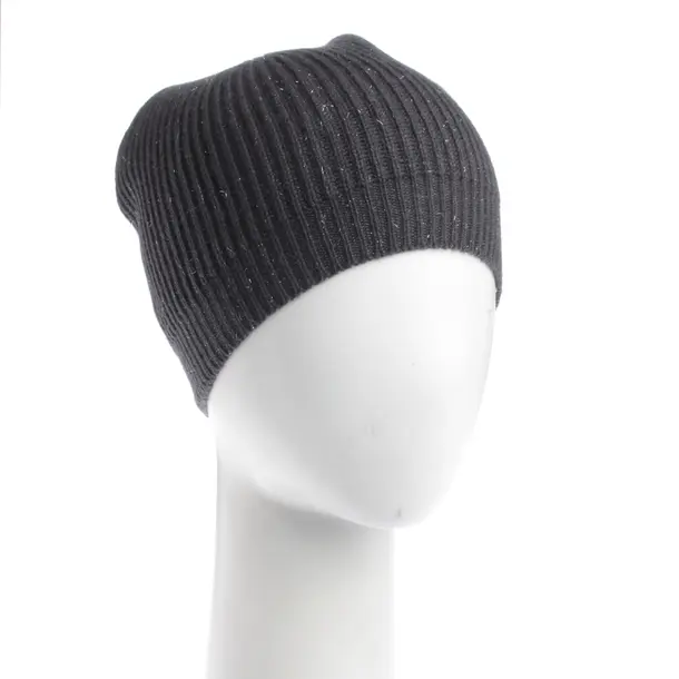 Beanie, in Gray, Wool, Peserico
