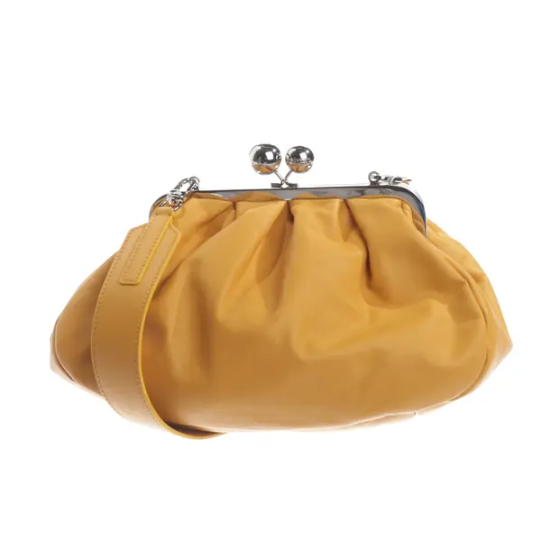 Shoulder Bag, in Orange, Leather, Max Mara