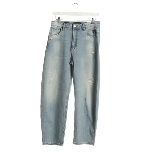 Jeans Straight Fit, in Hellblau, Baumwolle, Elias Rumelis