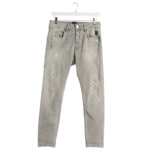 Jeans skinny, in Grigio chiaro, Cotone, Elias Rumelis