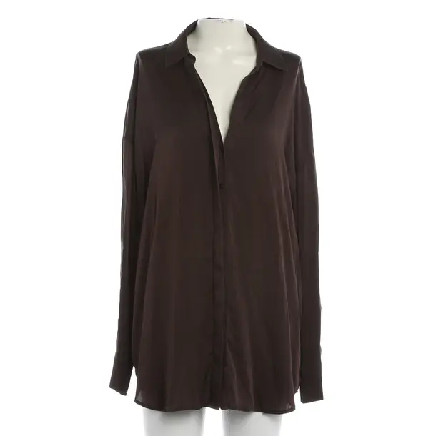 Bluse, in Braun, Seide, Iheart