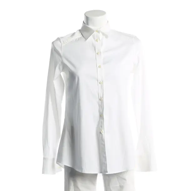 Blouse, in White, Cotton, Soluzione